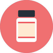 Medicine bottle icon